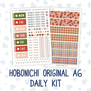 Kit 0231 - A6 Hobonichi Original - Daily Kit - August - Backyard BBQ
