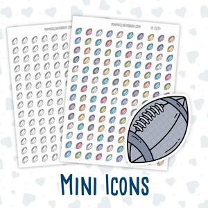 Football - Doodle Icon Sticker