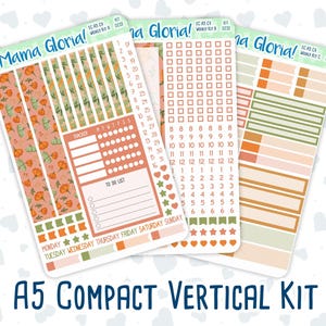 Kit 0233 - A5 Compact Vertical - Weekly Kit - September - Cinnamon Days