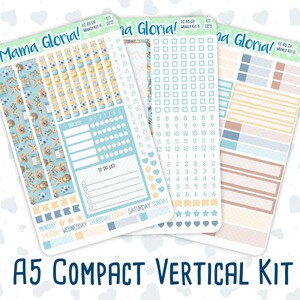 Kit 0215- A5 Compact Vertical - Easter Morning - Weekly - April