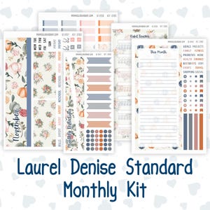 Kit 0193 Laurel Denise Taille standard – Mensuel - Récolte des fleurs - Novembre-Automne