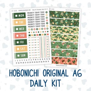 Kit 0208 - A6 Hobonichi Original– Tägliches Kit - Shamrock Lane - März