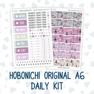 Kit 0210- A6 Hobonichi Original–Daily Kit - Paris Dream - März