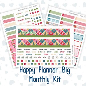 HP - Mensal - Kit 0197- Quebra-Nozes Mágico - Dezembro - Natal - Para Big Happy Planner