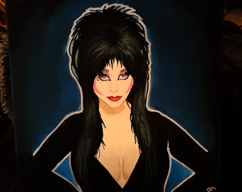 Pintura de lienzo de Elvira