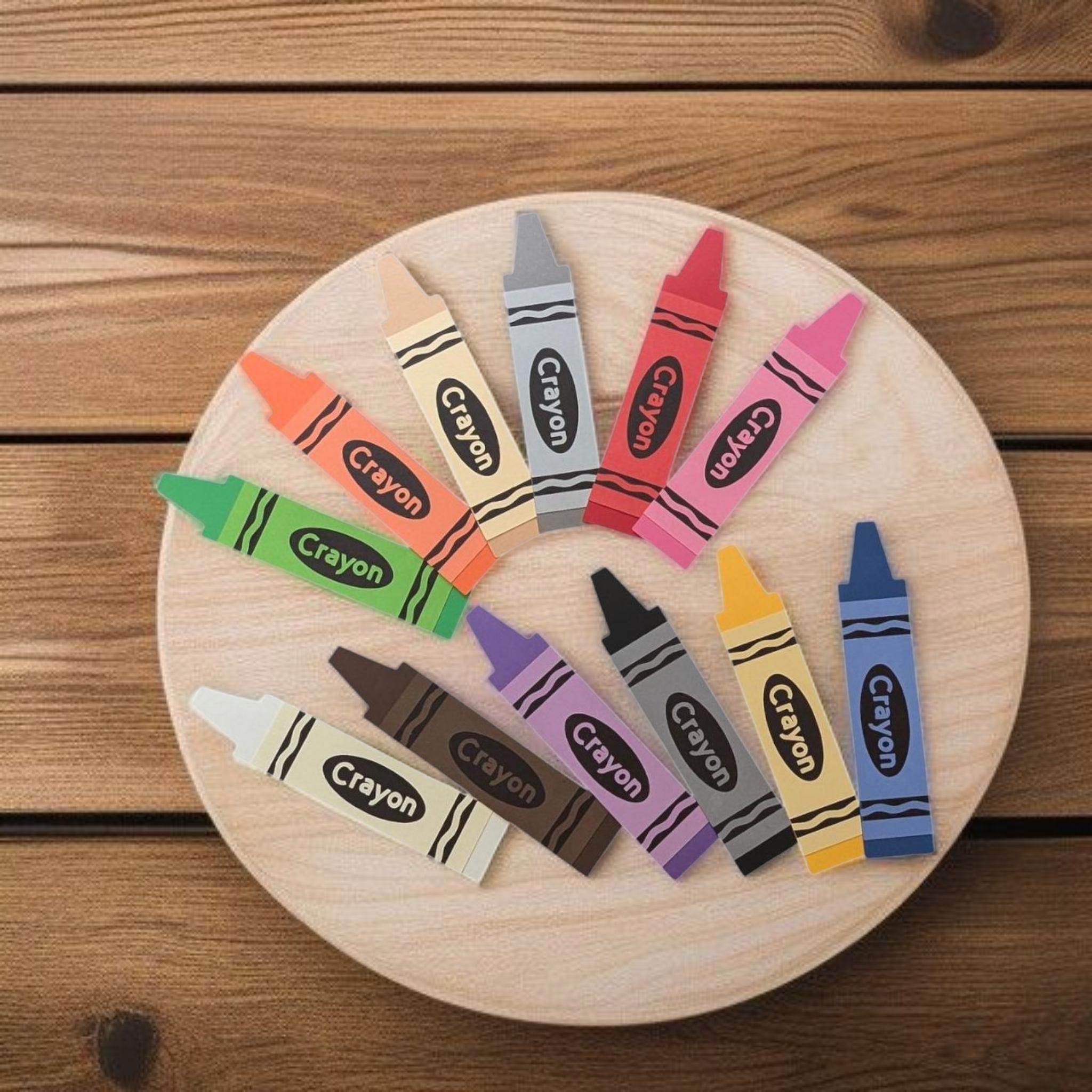 Rainbow Crayon SVG Bundle: Back to School Cricut & Silhouette Cut Files ...