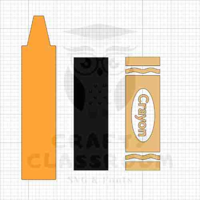 Rainbow Crayon SVG Bundle: Back to School Cricut & Silhouette Cut Files ...