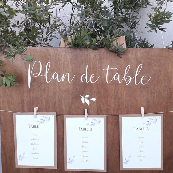 Sticker « plan de table »