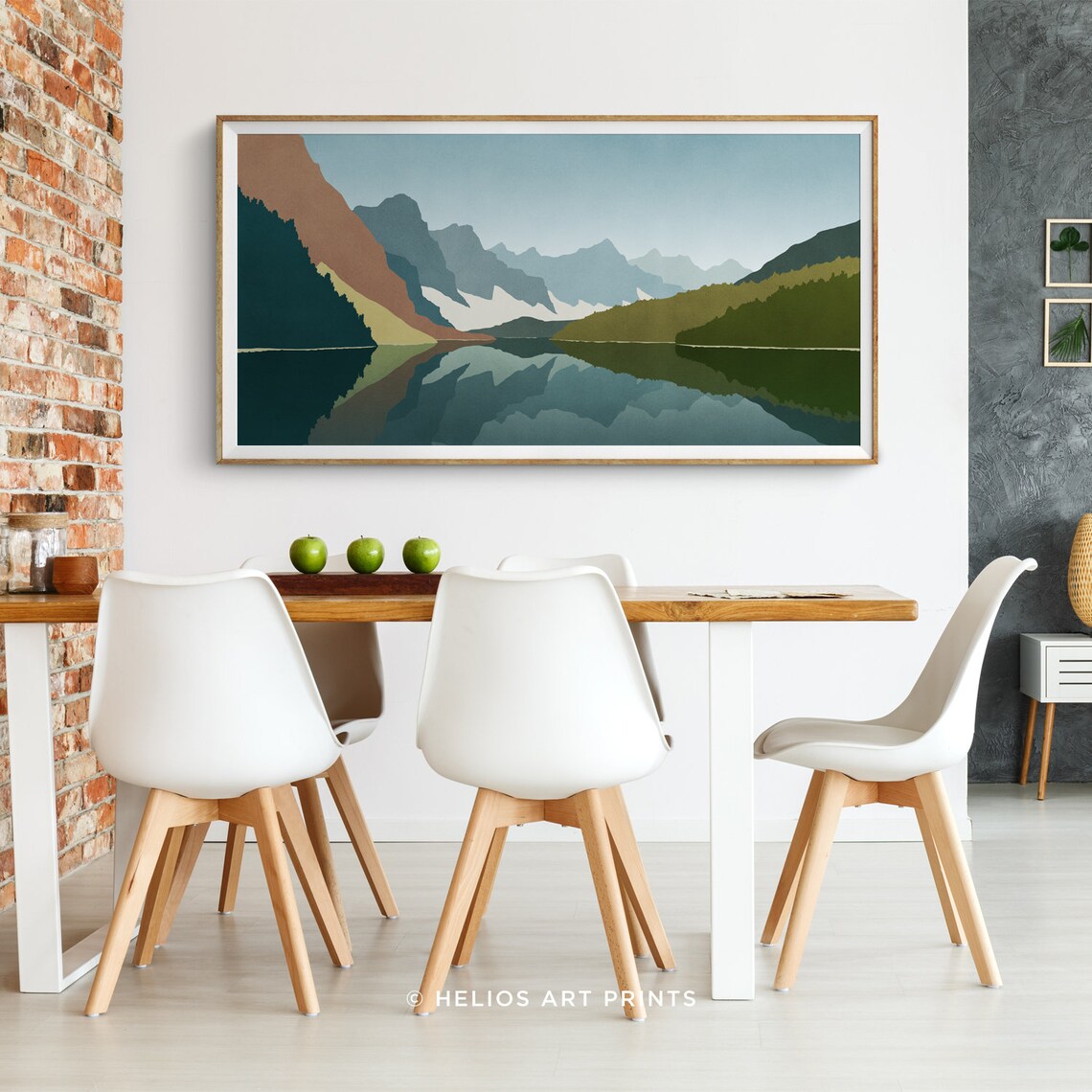 Panorama Verre Acrylique Encadrée Croda Dolomites Montagne 100x70 cm - Tableau Décoration Murale Moderne pour la Maison