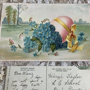 Carte di Pasqua religiose antiche, Ephemera di Pasqua