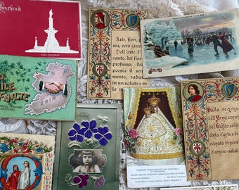 ヴィンテージドイツクリスマスグリーティングカードコレクション