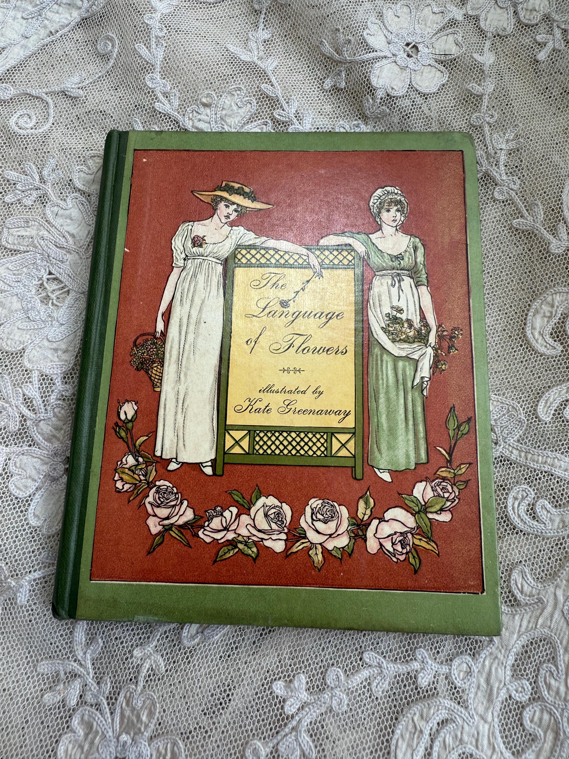 1884 'the Language of Flowers' Illustrated by Kate Greenaway - Etsy