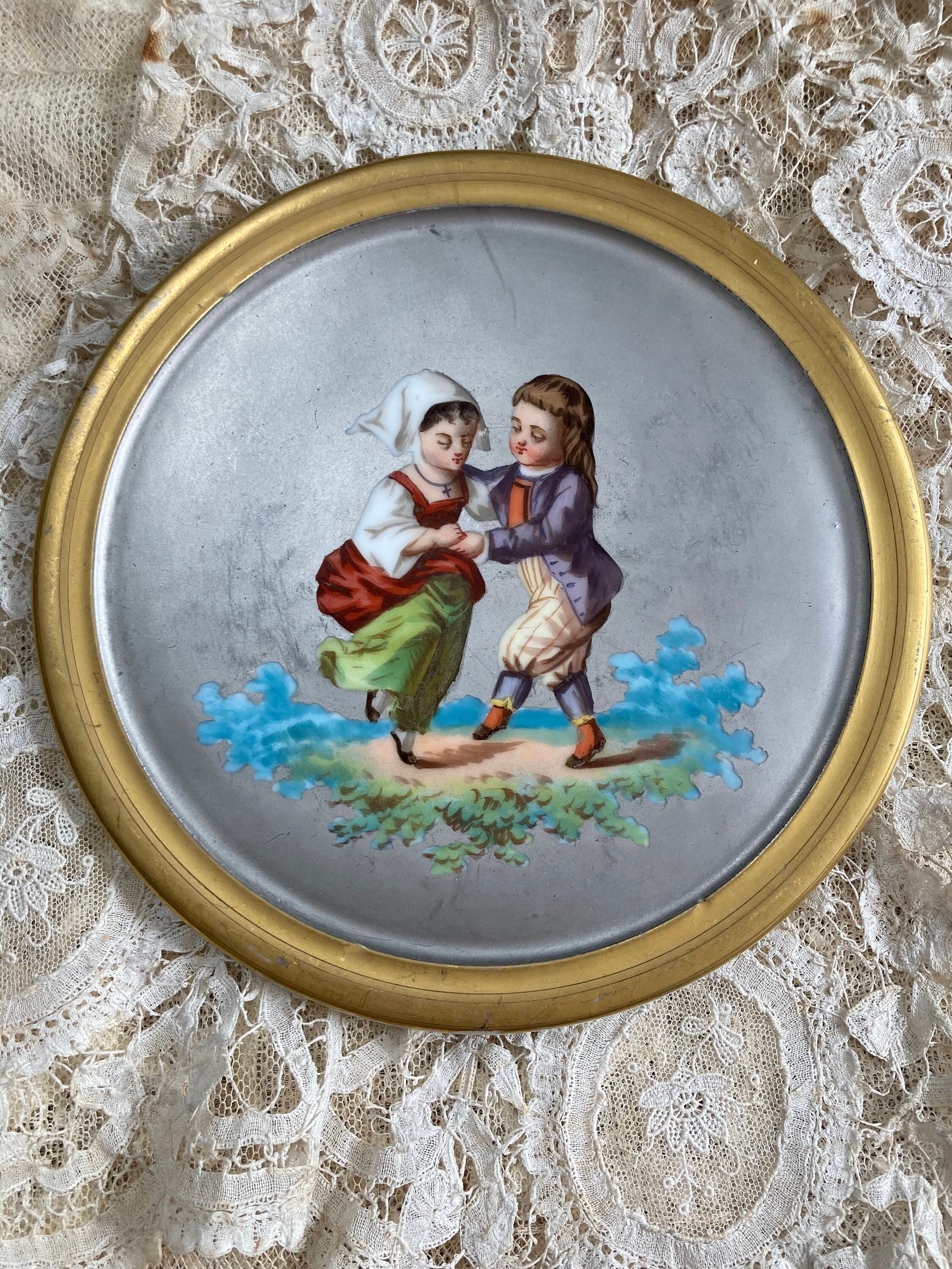 Kate Greenaway Dish - Etsy