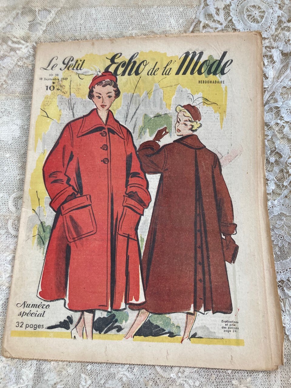 少女雑誌　lisette album No.95 french magazine Lisette】フランスの少女雑誌 1950's ヴィンテージ | FORN