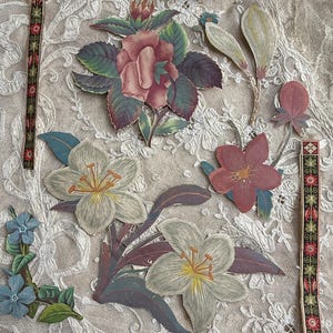 Collection of Nineteenth Century scraps hand coloured