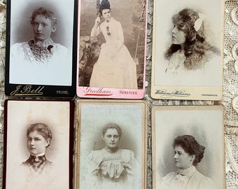 Beautiful Victorian portrait Photo Cabinet Card