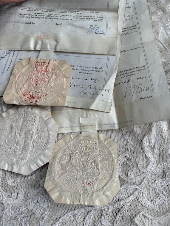 19世紀のアンティーク手書き羊皮紙契約書 - Etsy 日本