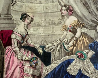 後期ビクトリア朝デリネーターファッションプレートイラスト 1890 年代