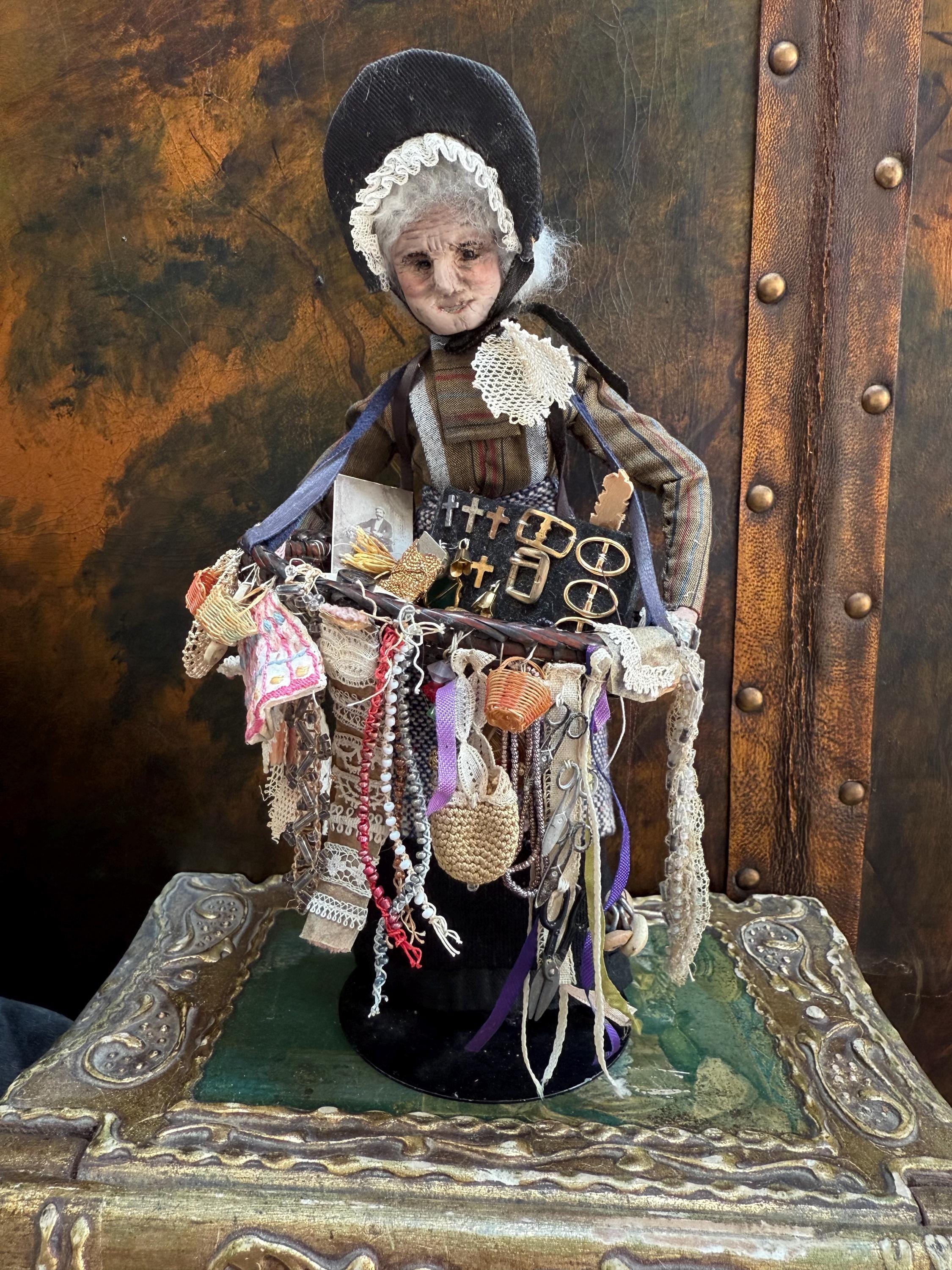 ペドラードール Pedlar Doll ハンドメイド 英国製 人形 Original British Made Peddler or Pedlar Doll, Circa 1900 - Etsy