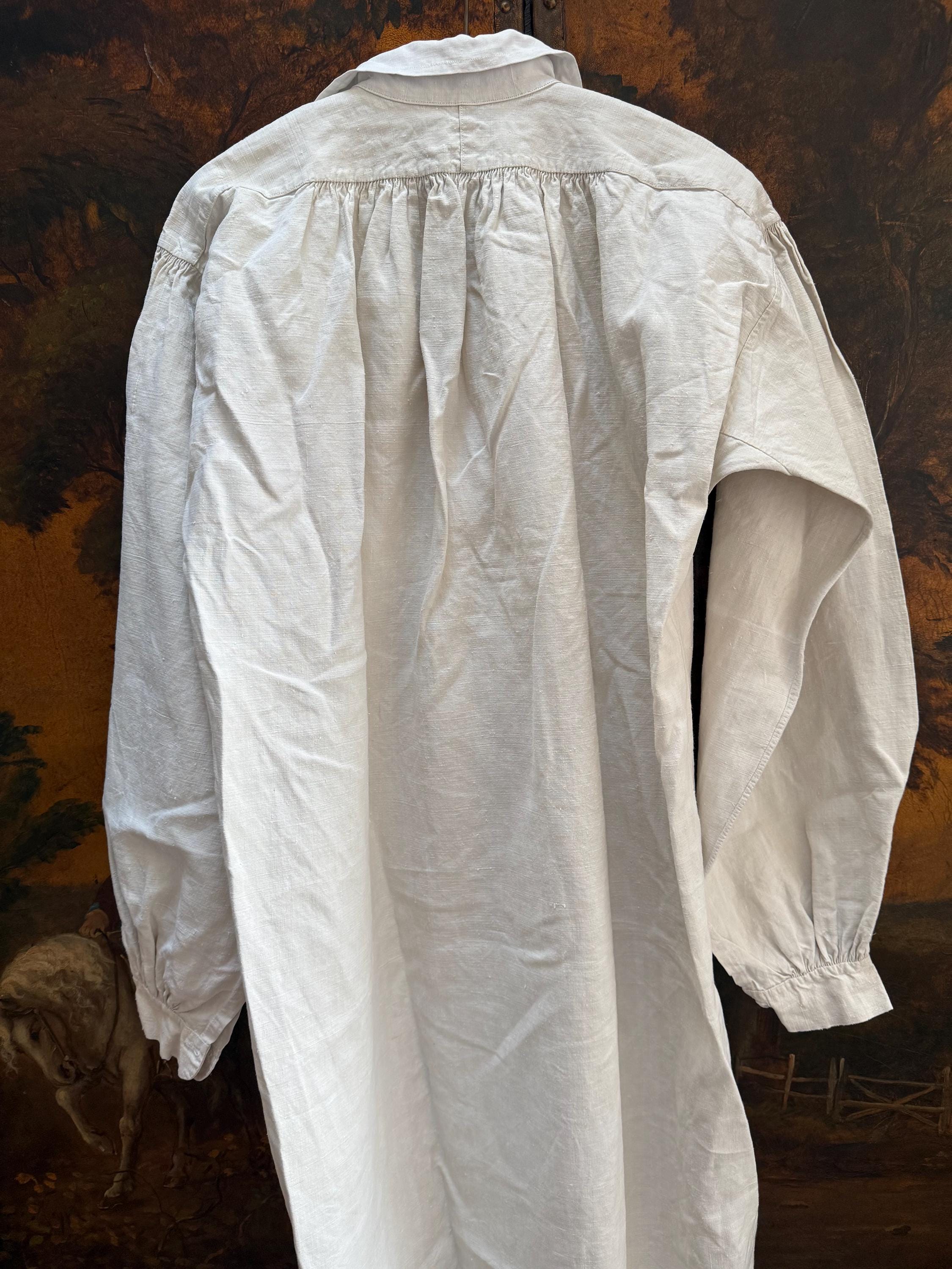 Antique French Linen Smock, 19th Century Workwear Chemise - Etsy