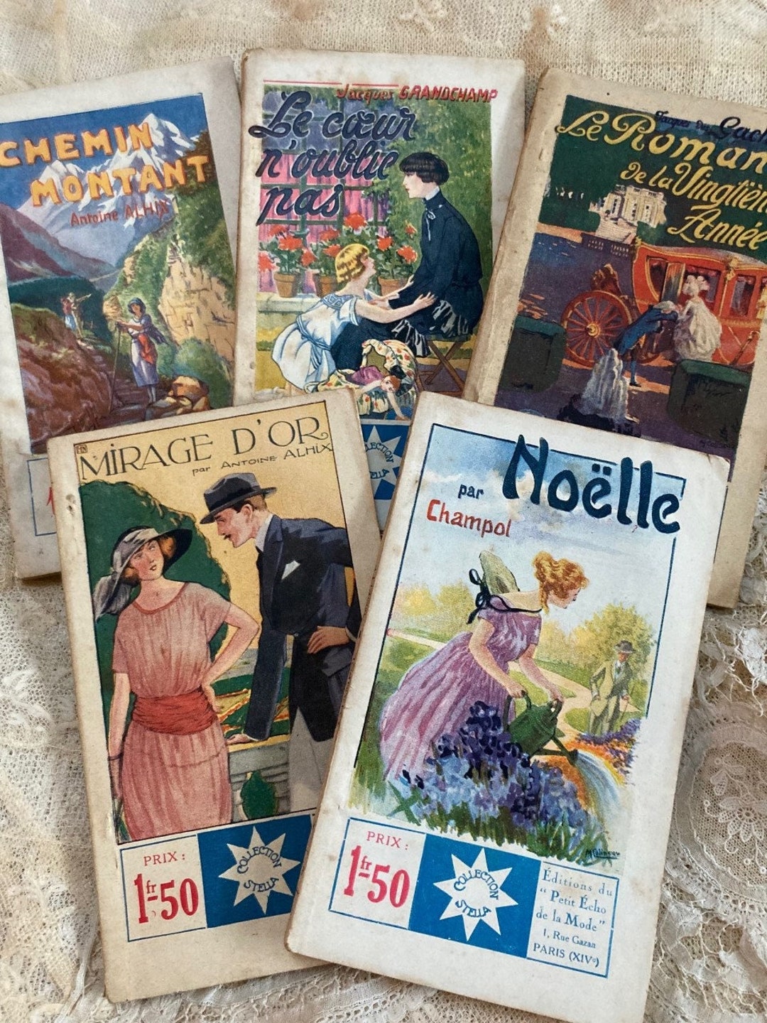 rare-antique-french-fiction-books-editions-from-le-petit-echo-de-la