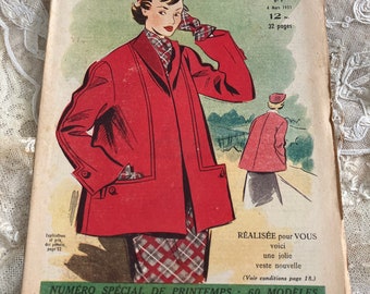 フランスのヴィンテージ ファッション雑誌「Le Petit Echo de la Mode
