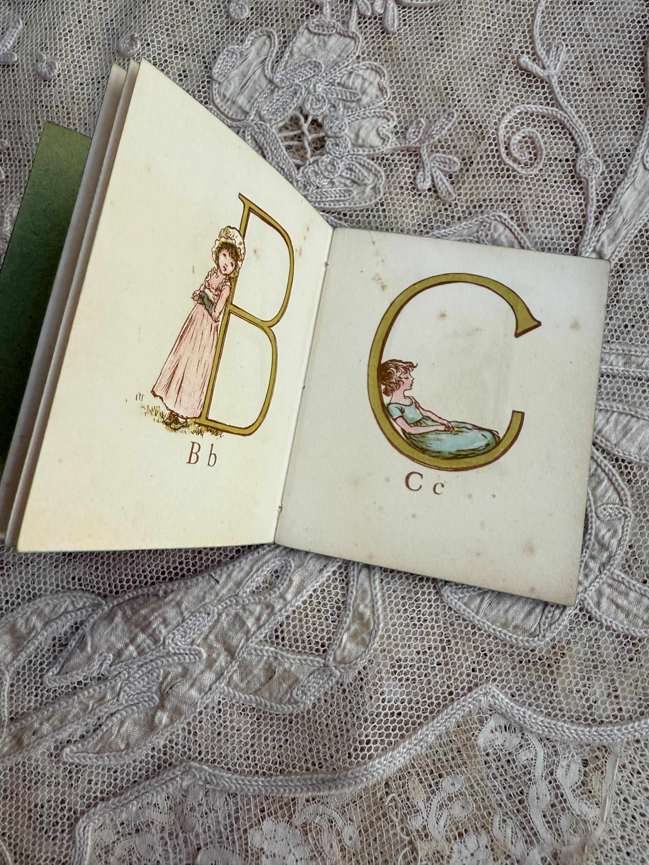 1885年 ケイト・グリーナウェイのアルファベットブック初版 - Etsy 日本