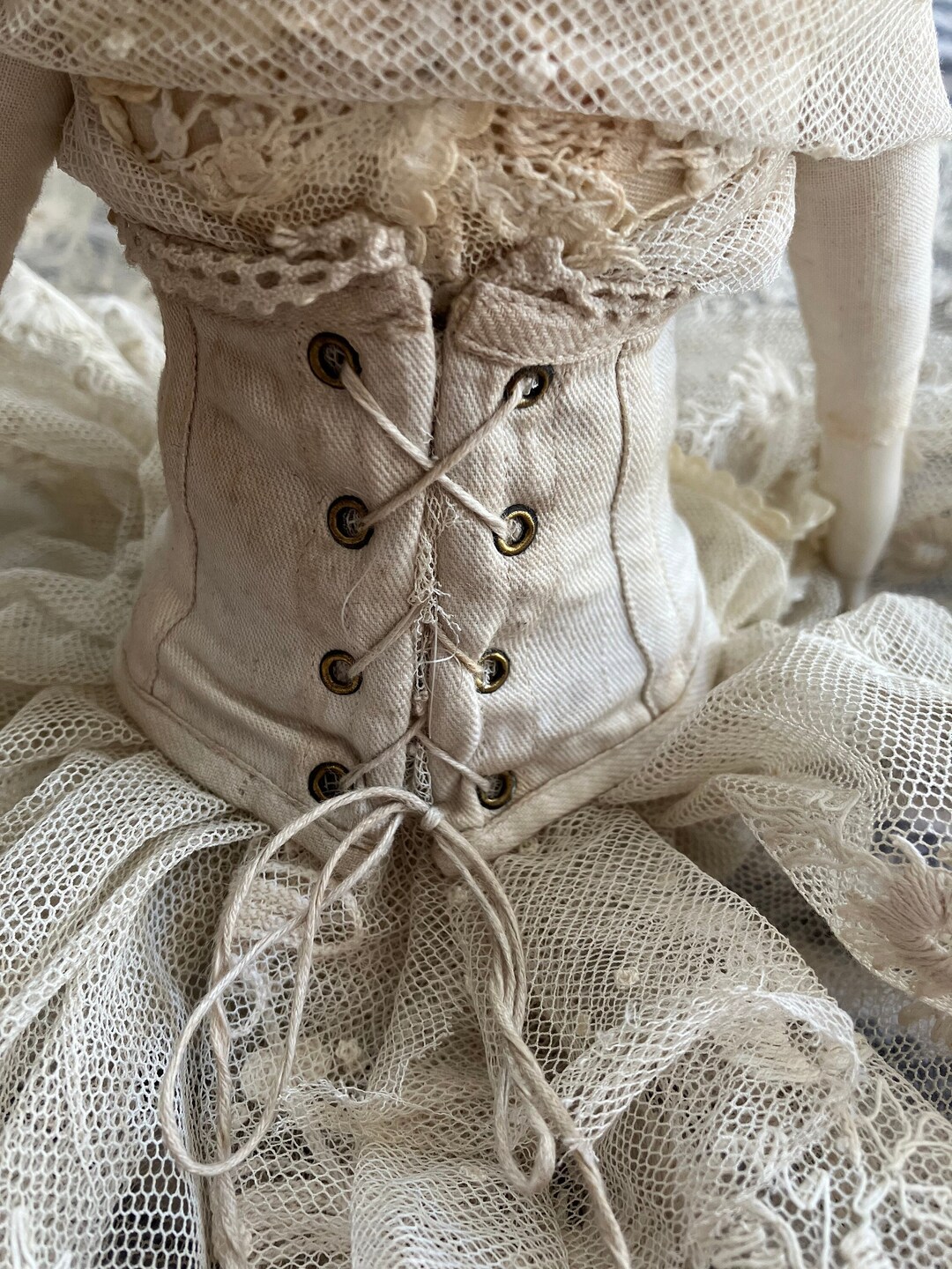 Antique French Victorian Dolls Corset Antique Doll Etsy