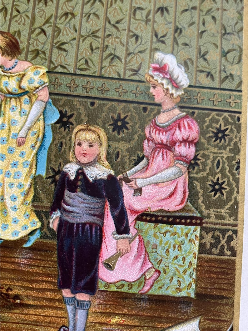 Antique Rachael Tuck & Sons Christmas Card Etsy UK