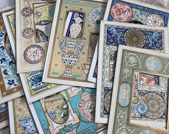 Antique Cabinet Cards: 19th Century Porcelain & Pottery Portraits