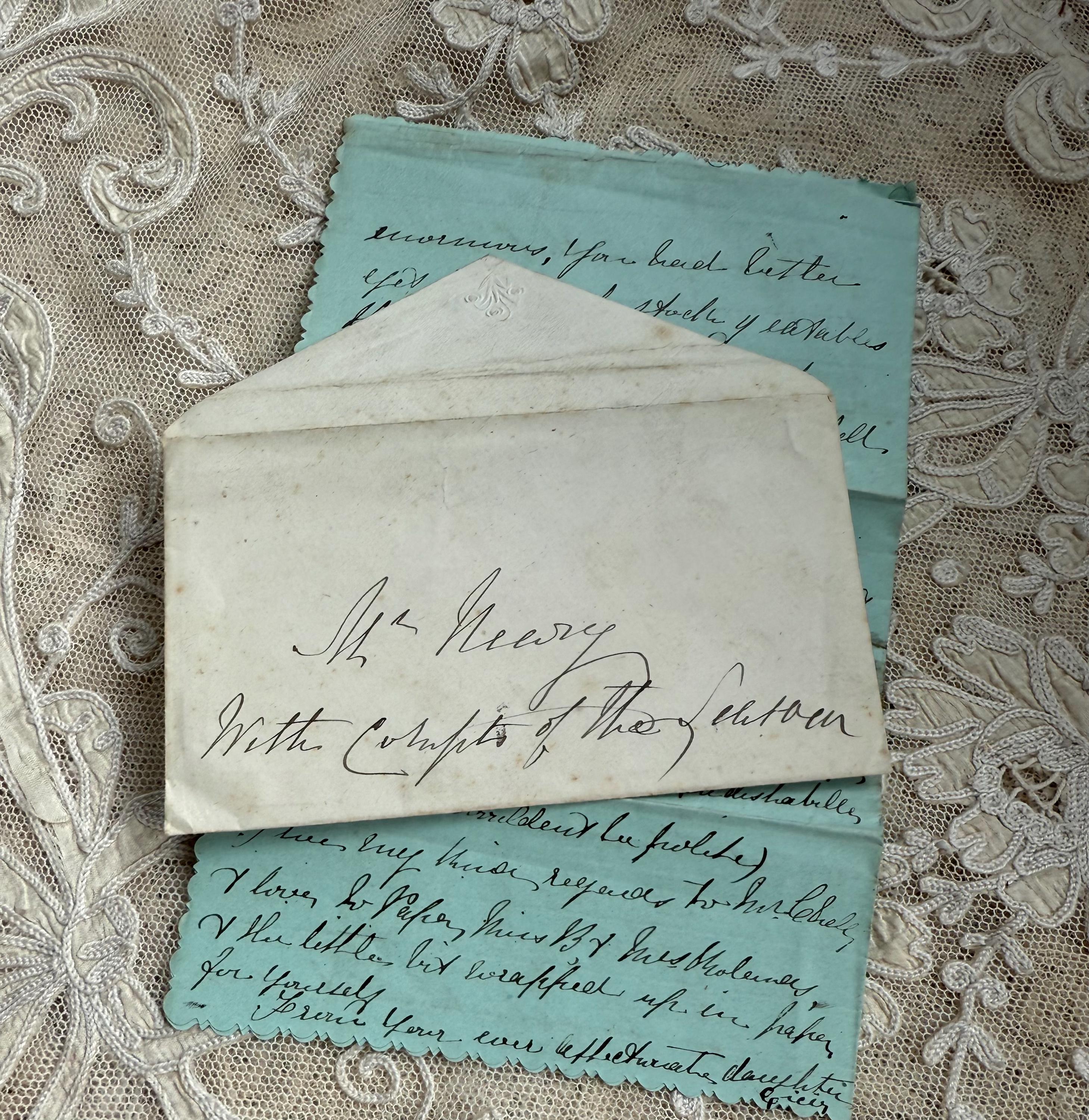 1872 Antique Victorian Letter, Handwritten Envelope - Etsy