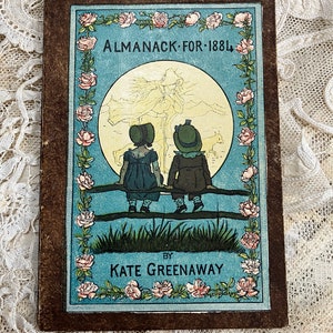 Wunderschönes 1884 Kate Greenaway Almanack Heft
