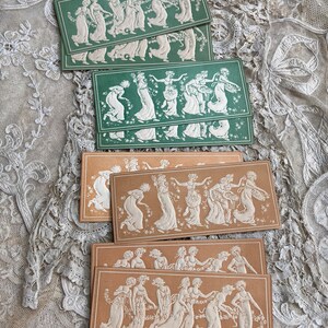 Wunderschönes seltenes Kate Greenaway Lesezeichen aus der Wedgwood Serie Charles Goodall & Sons
