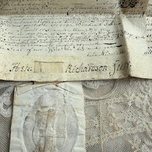 Testamento antico scritto a mano del 1777