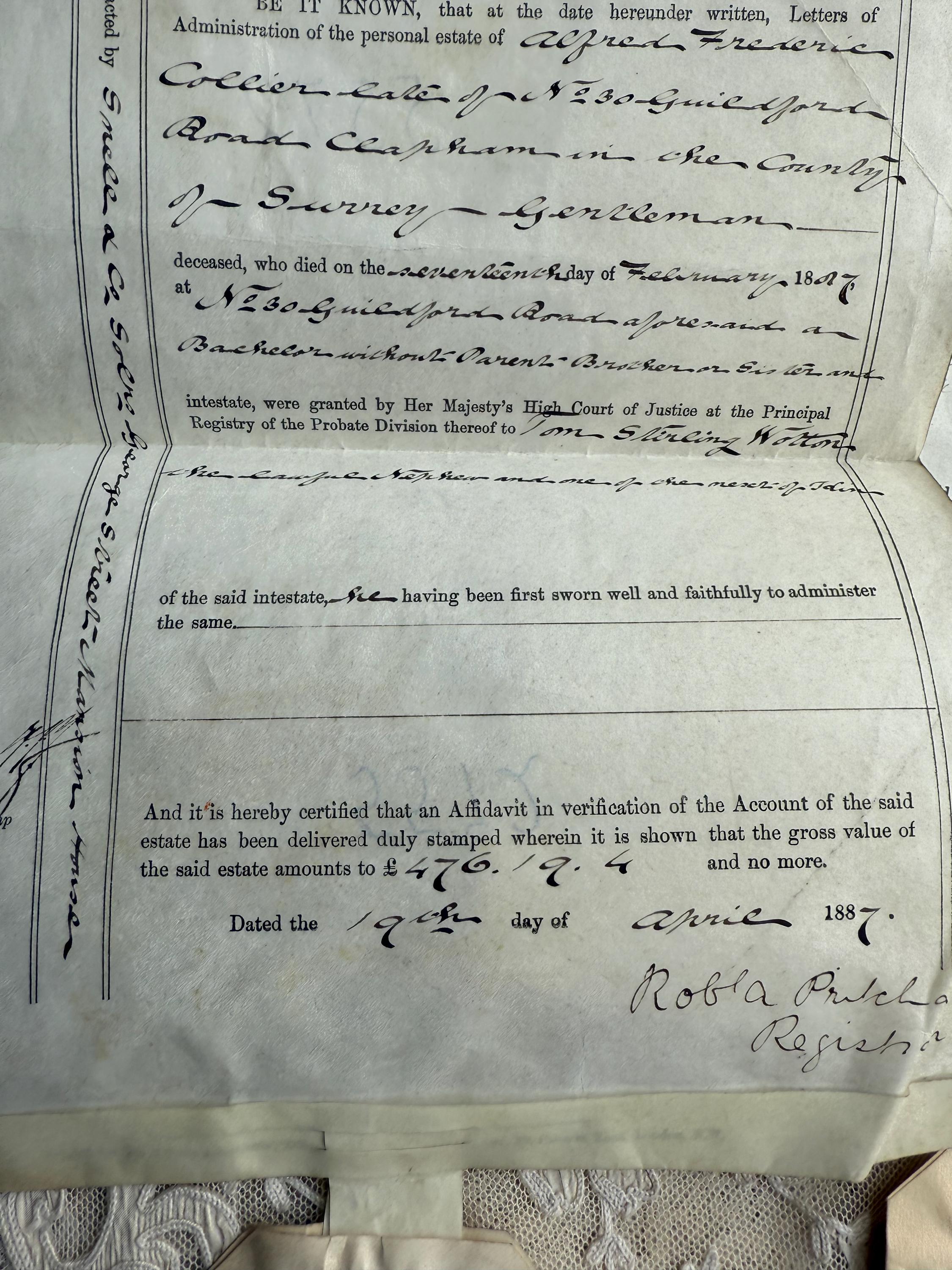 19世紀のアンティーク手書き羊皮紙契約書 - Etsy 日本