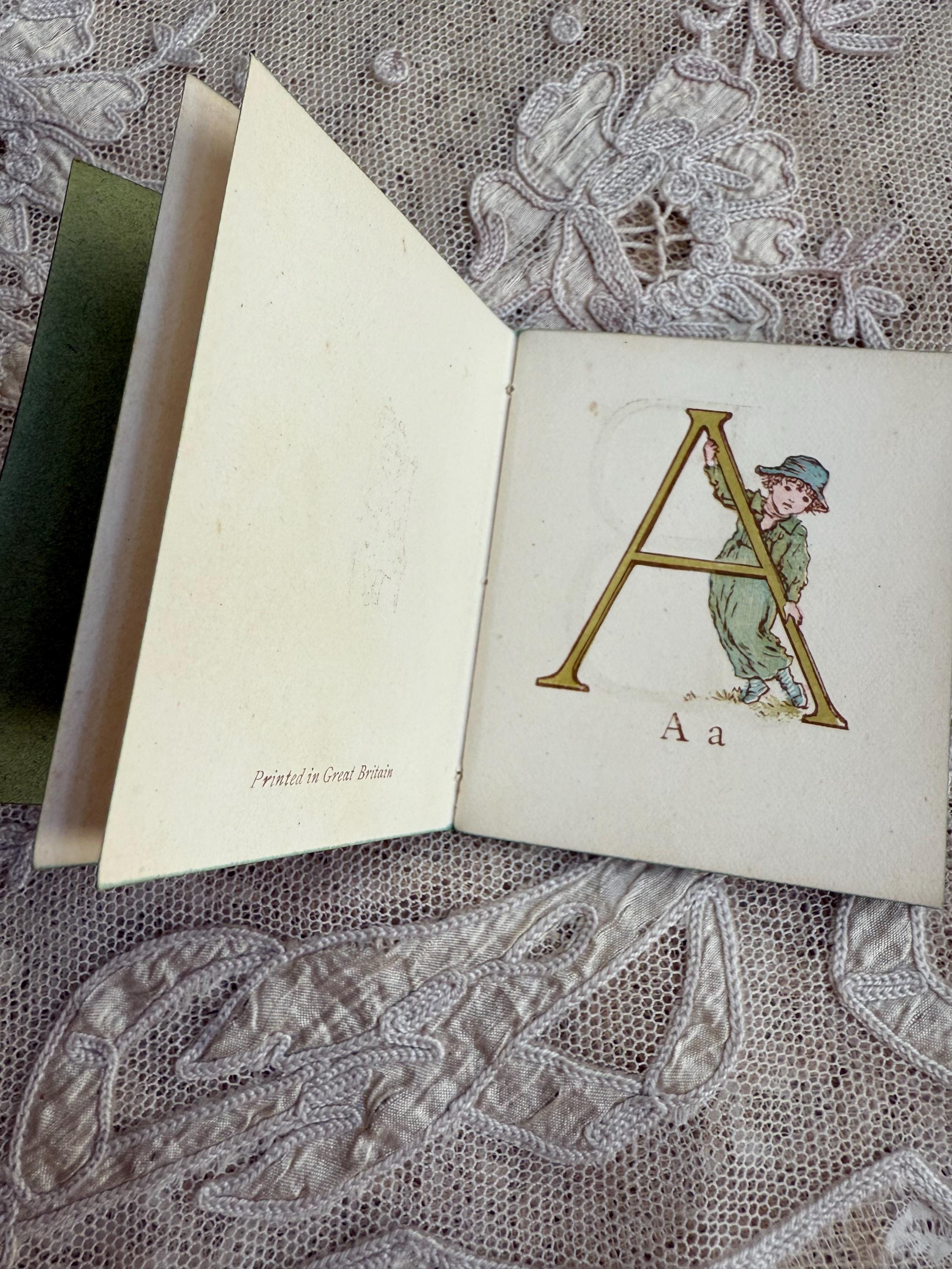 1885年 ケイト・グリーナウェイのアルファベットブック初版 - Etsy 日本
