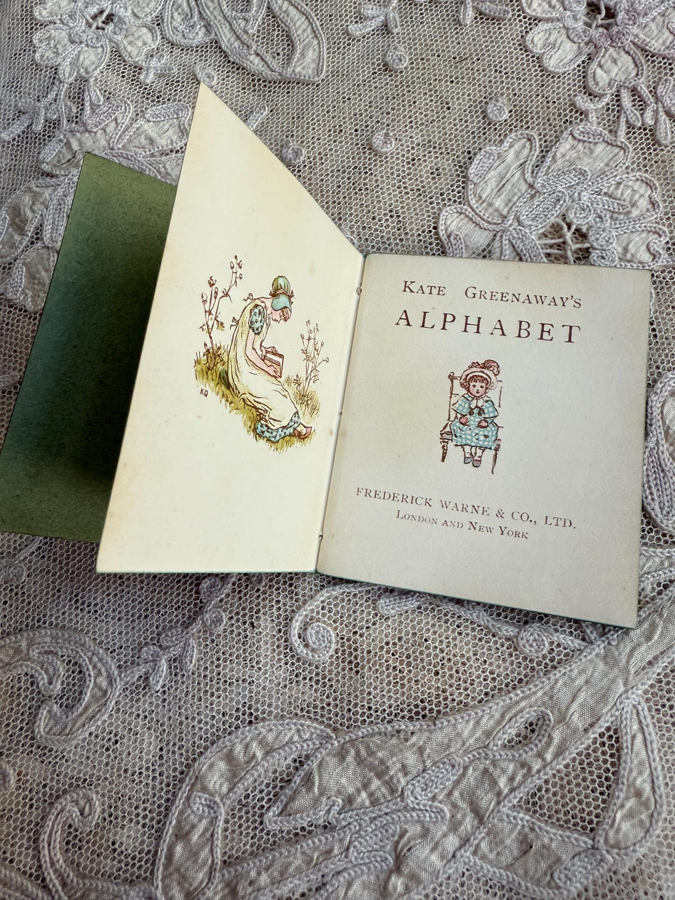 1885年 ケイト・グリーナウェイのアルファベットブック初版 - Etsy 日本