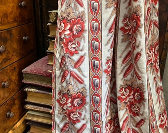 1700年代のフランスアンティークキルトピケBoutis Jouy en josas Toile