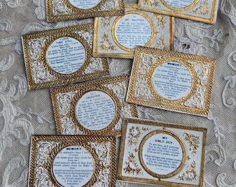 Feuille De Dentelle Vintage Victorienne Pour Loisirs Créatifs, Saint-Valentin, Scrapbooking, Décoration Papier, état D'occasion