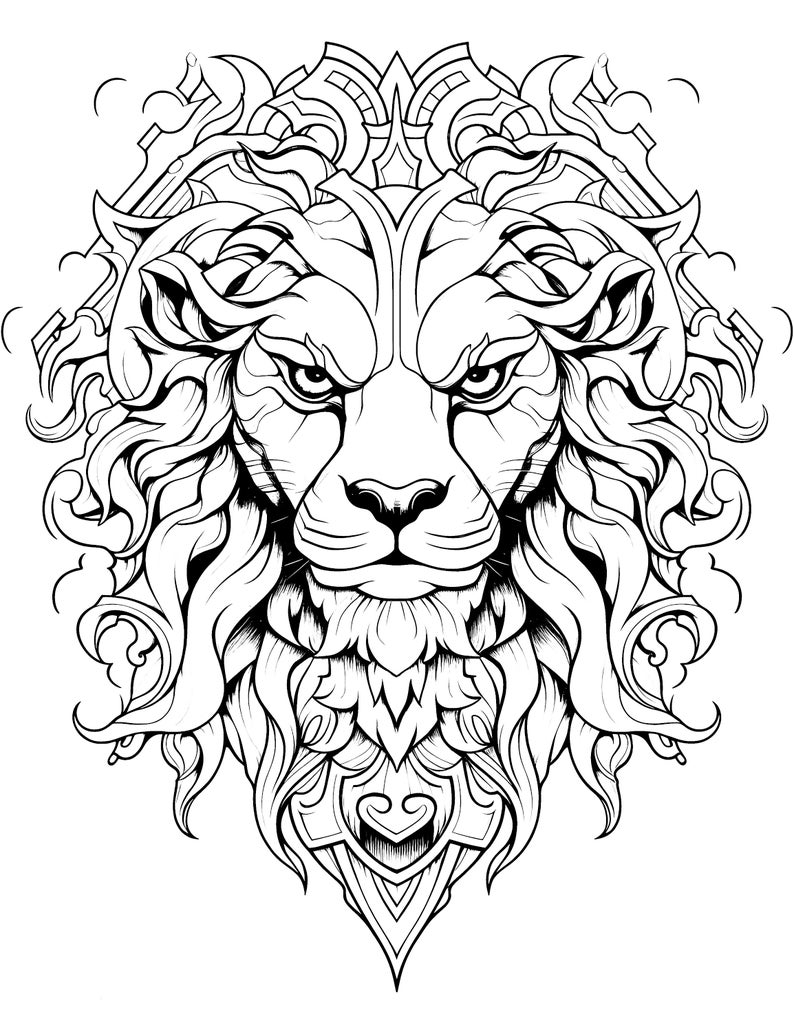 10 Adult Tattoo Coloring Pages with Unique Aesthetics