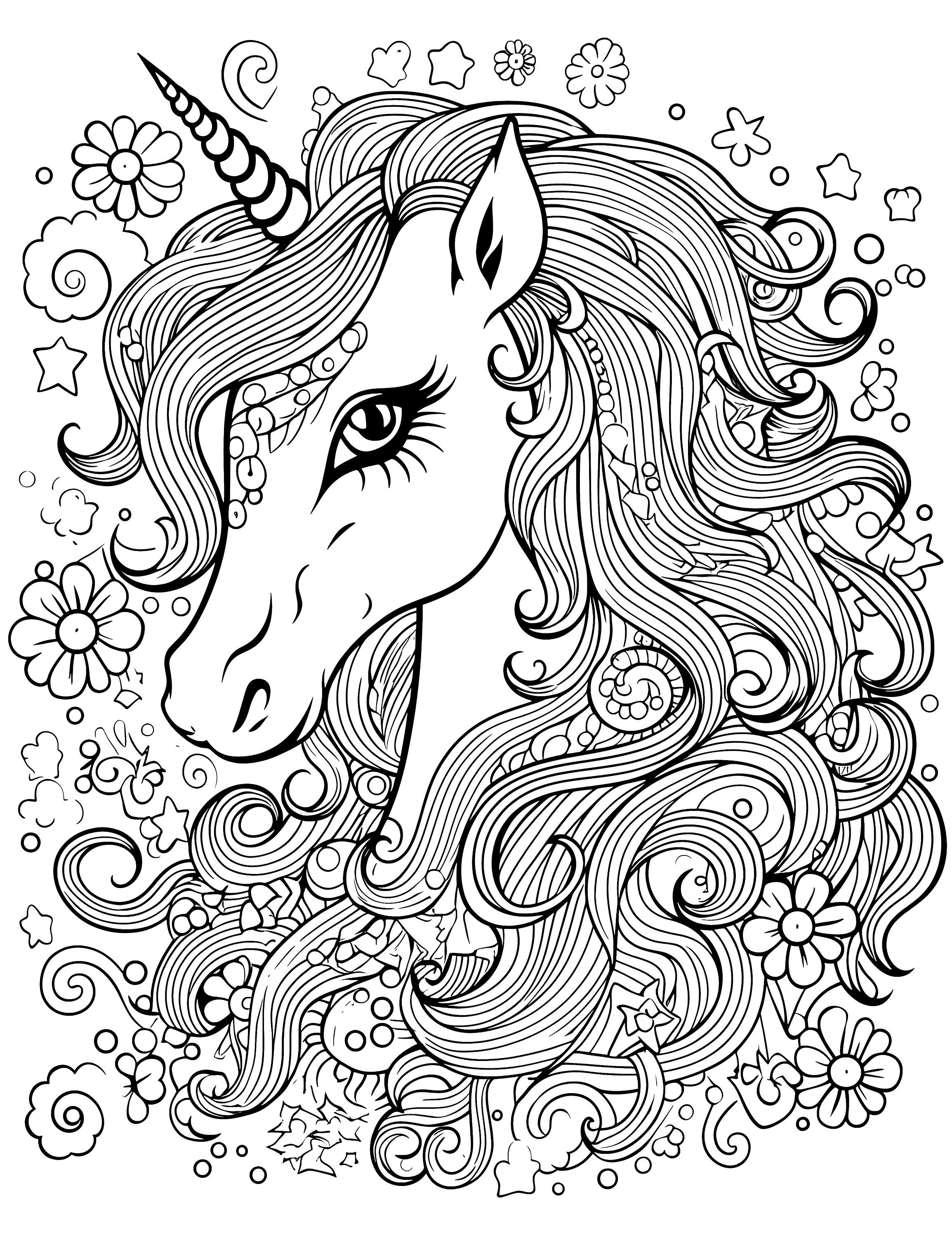 Magical Unicorn and Alicorn Coloring Book 115 Enchanting Pages of
