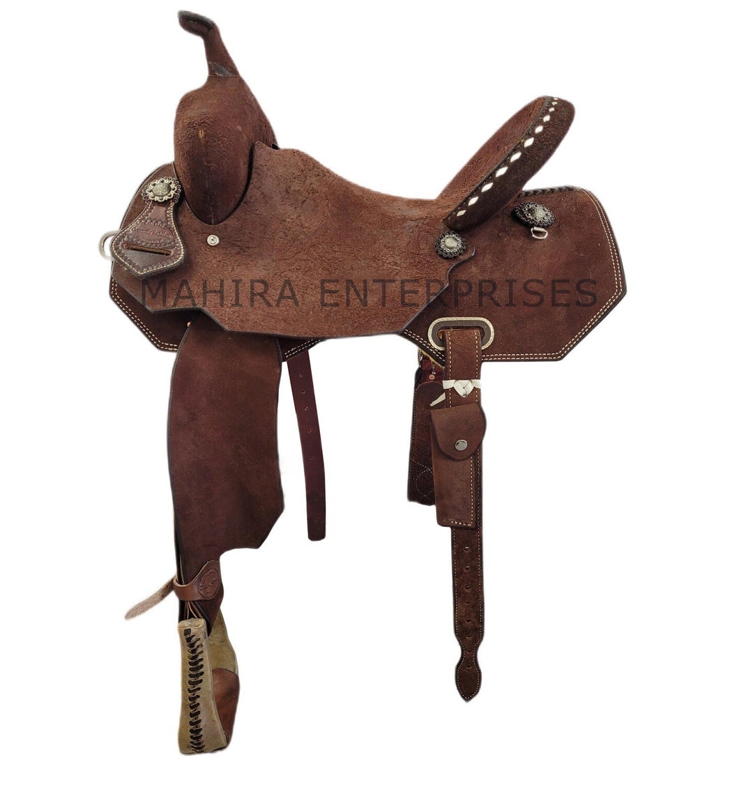 Horse Saddle BNB International Western Barrel Racing Wooden Tree Handmade  Premium Western Saddle