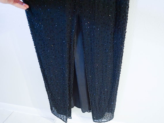 Lillie Rubin// Black and Gold Long Evening Gown//… - image 6