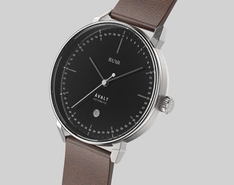 Reloj automático Runa Ávalt - Reloj de pulsera con accionamiento automático - Reloj de hombre unisex de mujer en bauhaus design