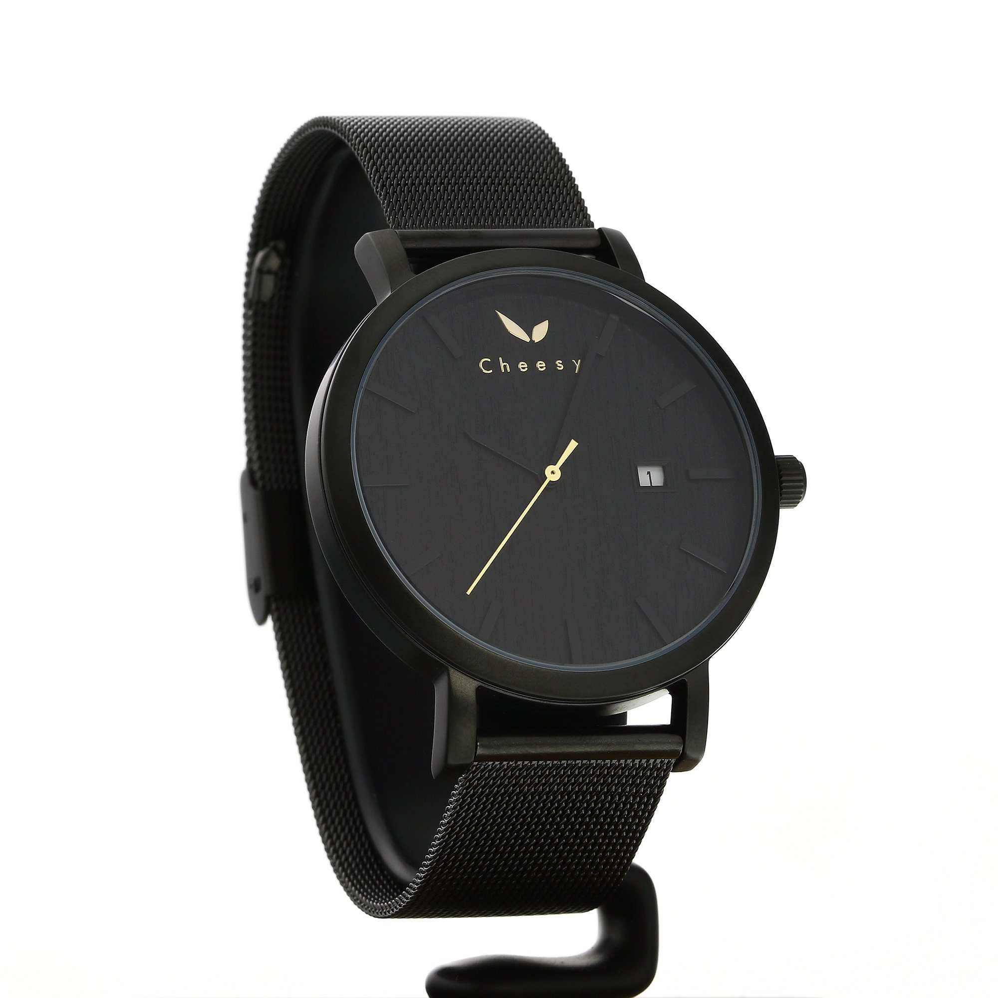 Bracelet De Montre ZRC – Cuir Veau Noir – 22mm – Taille XL – Neuf Avec étiquettes