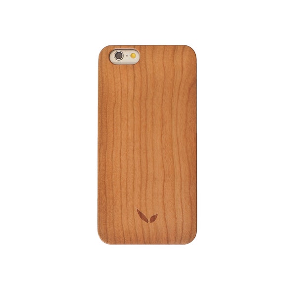 CWA Handyhülle Holzhülle für iPhone 6/6s Holz Männer Frauen Unisex Kirschholz