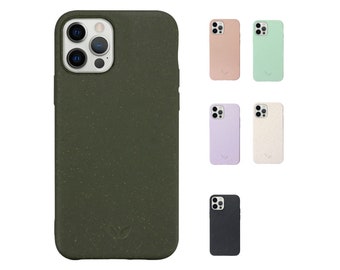 Bio Hülle iPhone 12/12 Pro - CWA Design Case Handycover - nachhaltige, plastikfreie & recyclebare Handyhülle Smartphone - Farbe wählen