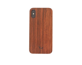 CWA mobiele telefoonhoes houten hoes voor iPhone X/Xs hout heren dames unisex palissanderhout