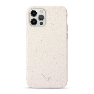 Bio Handyhülle iPhone - CWA Design Case - nachhaltig, plastikfrei & recyclebar - WEISS - Modell wählen
