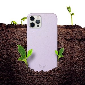 Custodia organica per iPhone 12 Mini - Custodia CWA Design - custodia per cellulare sostenibile, senza plastica e riciclabile - scegli il colore